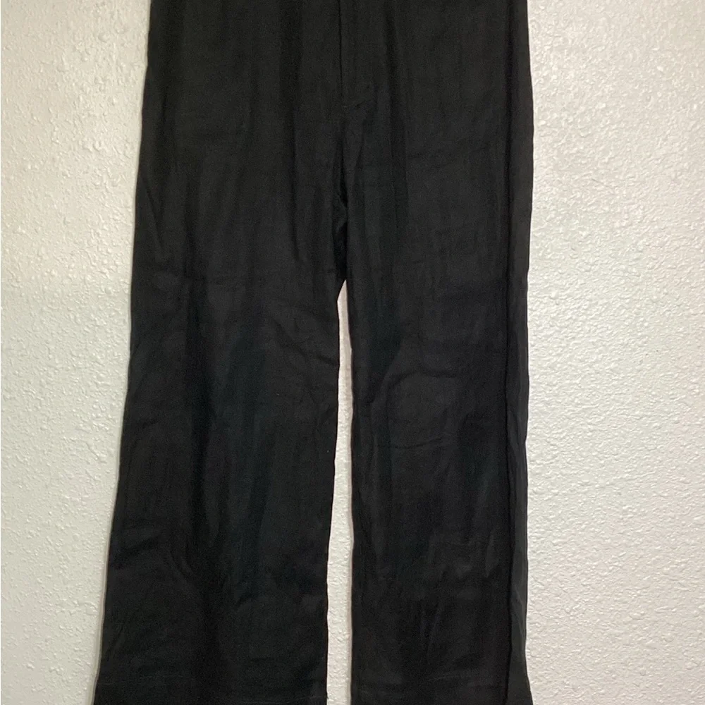 Maeve Anthropologie Black wide leg pants size 29